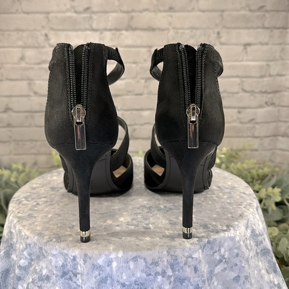 Kelly & Katie “Evie” Black Pointed Toe Strappy Stiletto Dress Heels WMS 9M🖤EUC - Picture 6 of 9